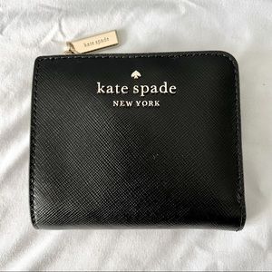 Kate Spade small zip bi-fold wallet